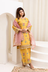 Yellow suit with Prient