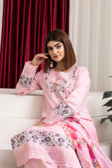 Pink 3Pcs Suit